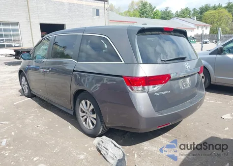 2016 Honda Odyssey Ex-L из США, поврежденный, VIN 5FNRL5H64GB169809
